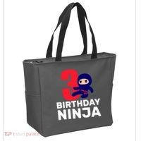 3rd Birthday Ninja  Tote Bag thumb 2
