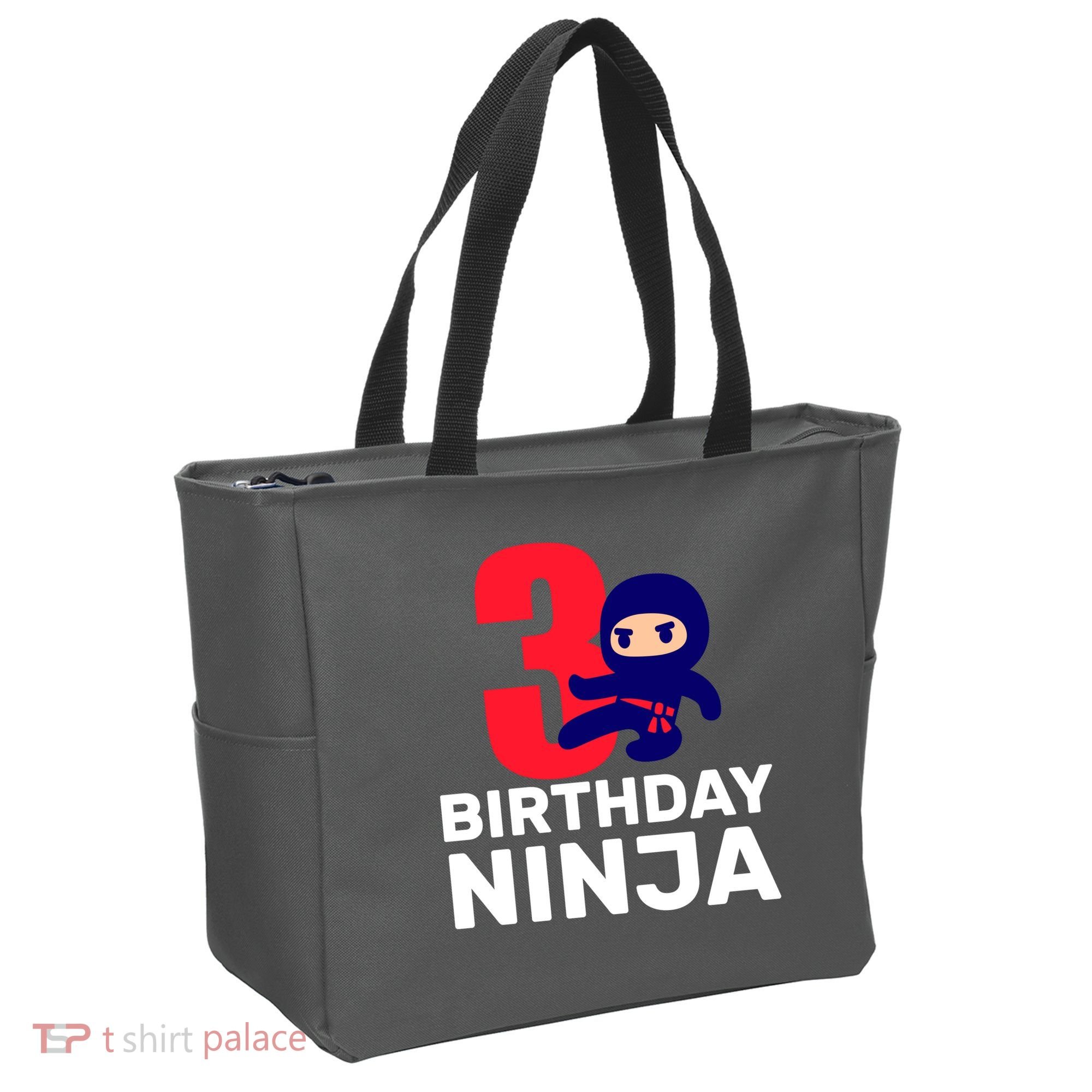 3rd Birthday Ninja  Tote Bag
