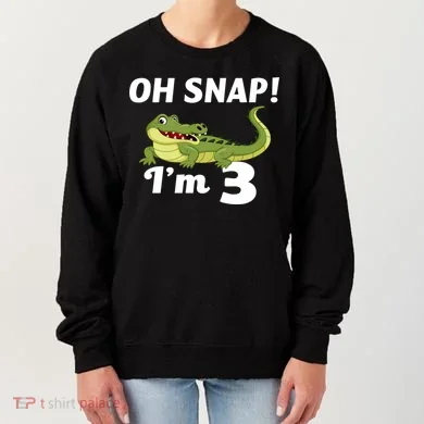 3rd Birthday Oh Snap Im 3 Women's Sweatshirt
