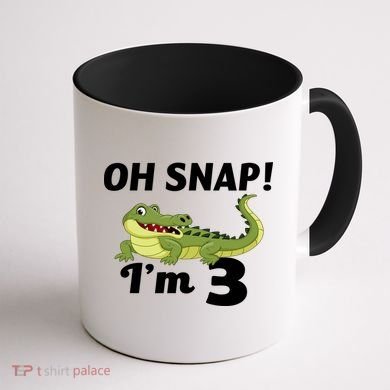 3rd Birthday Oh Snap Im 3 Coffee Mug back