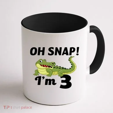 3rd Birthday Oh Snap Im 3 Coffee Mug back
