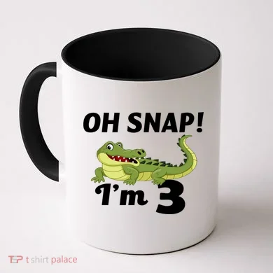 3rd Birthday Oh Snap Im 3 Coffee Mug