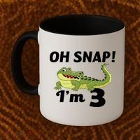 3rd Birthday Oh Snap Im 3 Coffee Mug thumb 2