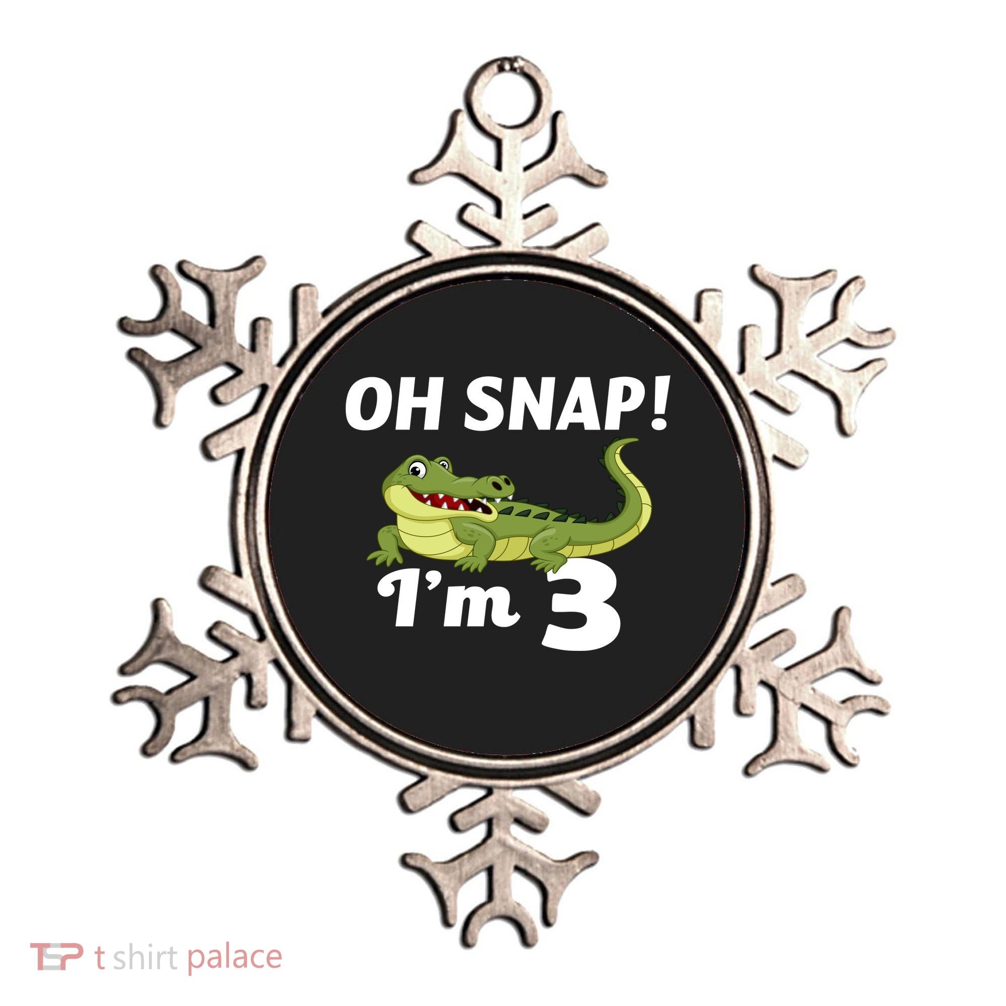 3rd Birthday Oh Snap Im 3 Ornament