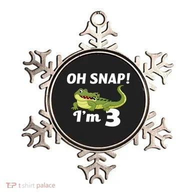 3rd Birthday Oh Snap Im 3 Ornament