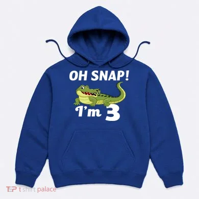 3rd Birthday Oh Snap Im 3 Hoodie