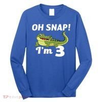 3rd Birthday Oh Snap Im 3 Long Sleeve Shirt thumb 0