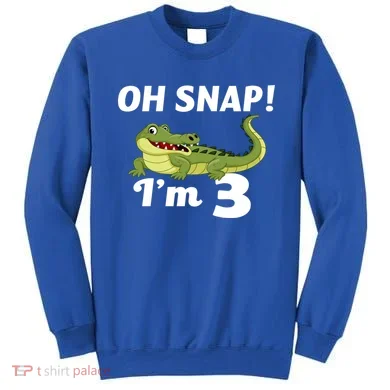 3rd Birthday Oh Snap Im 3 Sweatshirt
