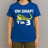 3rd Birthday Oh Snap Im 3 T-Shirt thumb 4