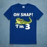 3rd Birthday Oh Snap Im 3 T-Shirt thumb 5