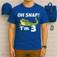 3rd Birthday Oh Snap Im 3 T-Shirt thumb 6