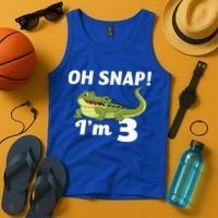 3rd Birthday Oh Snap Im 3 Tank Top thumb 4