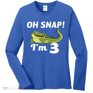 3rd Birthday Oh Snap Im 3 Women's Long Sleeve Shirt