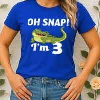 3rd Birthday Oh Snap Im 3 Women's T-Shirt thumb 2