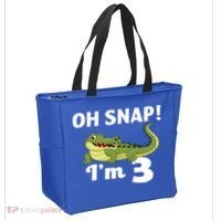 3rd Birthday Oh Snap Im 3 Tote Bag thumb 2