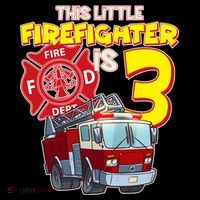 3rd Birthday This Little Firefighter Is Three Coffee Mug thumb 5
