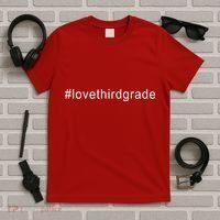 3rd Grade Hashtag Love Third Grade T-Shirt thumb 5
