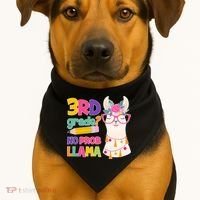 3rd Grade? No Prob Llama USA-Made Doggie Bandana thumb 1
