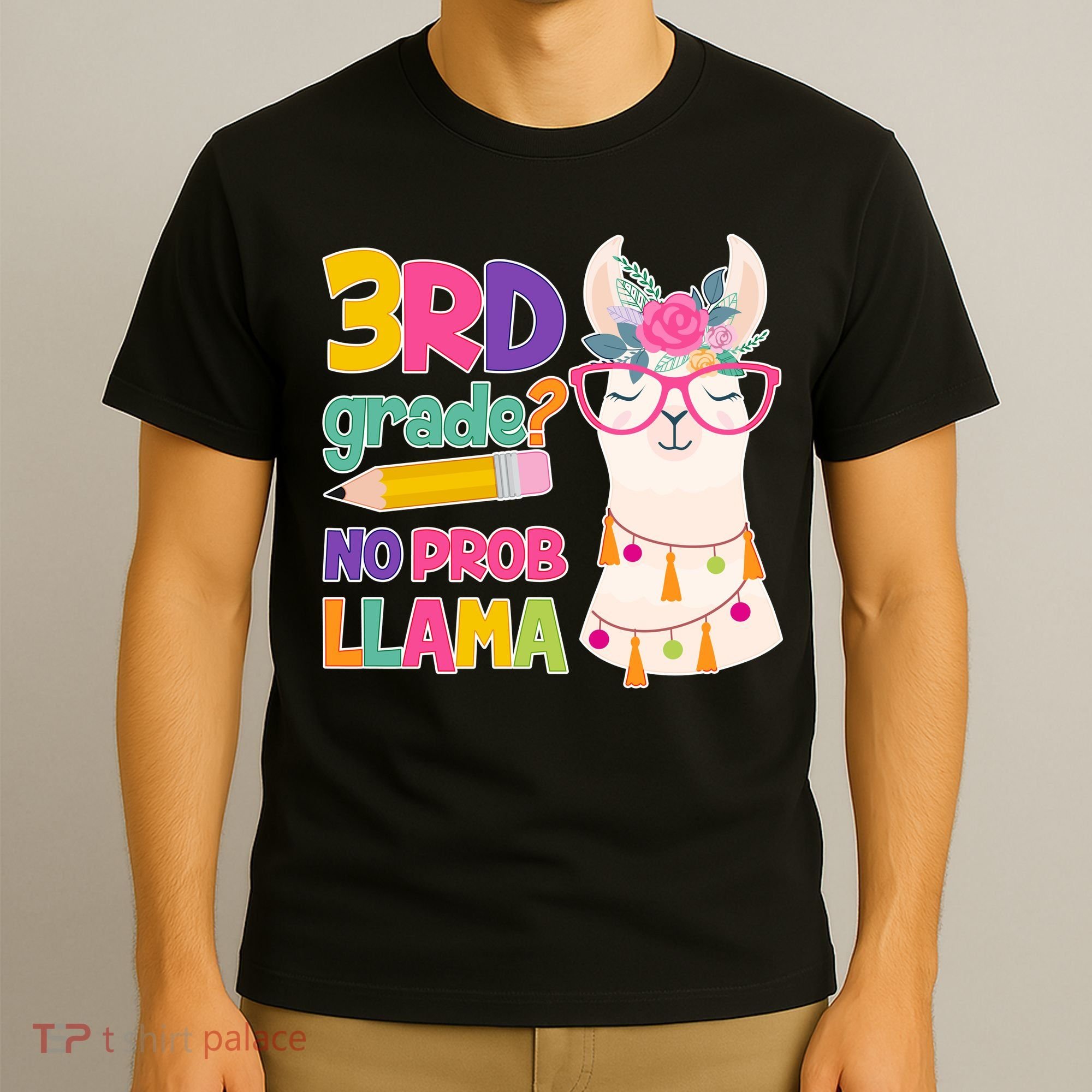 3rd Grade? No Prob Llama T-Shirt