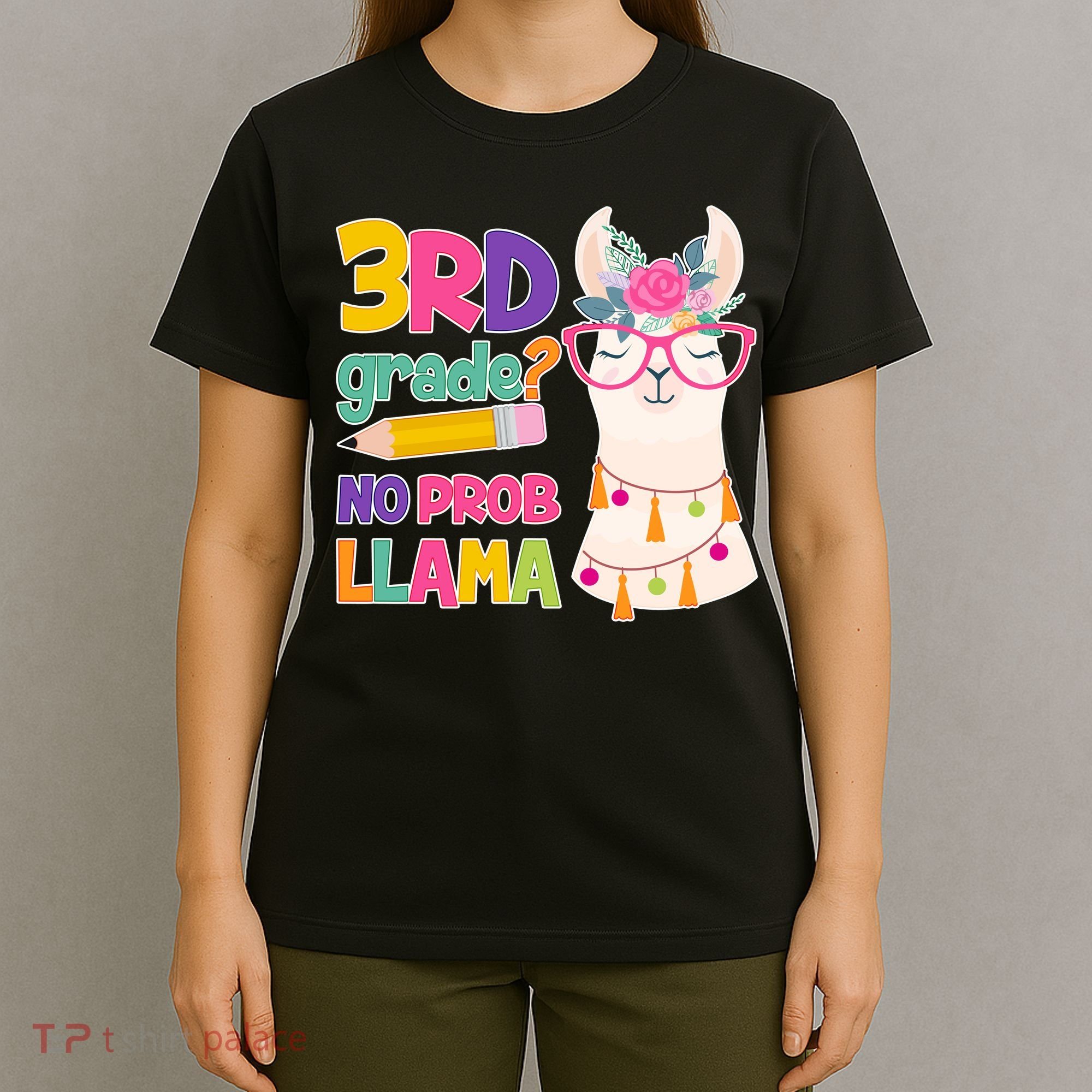 3rd Grade? No Prob Llama T-Shirt