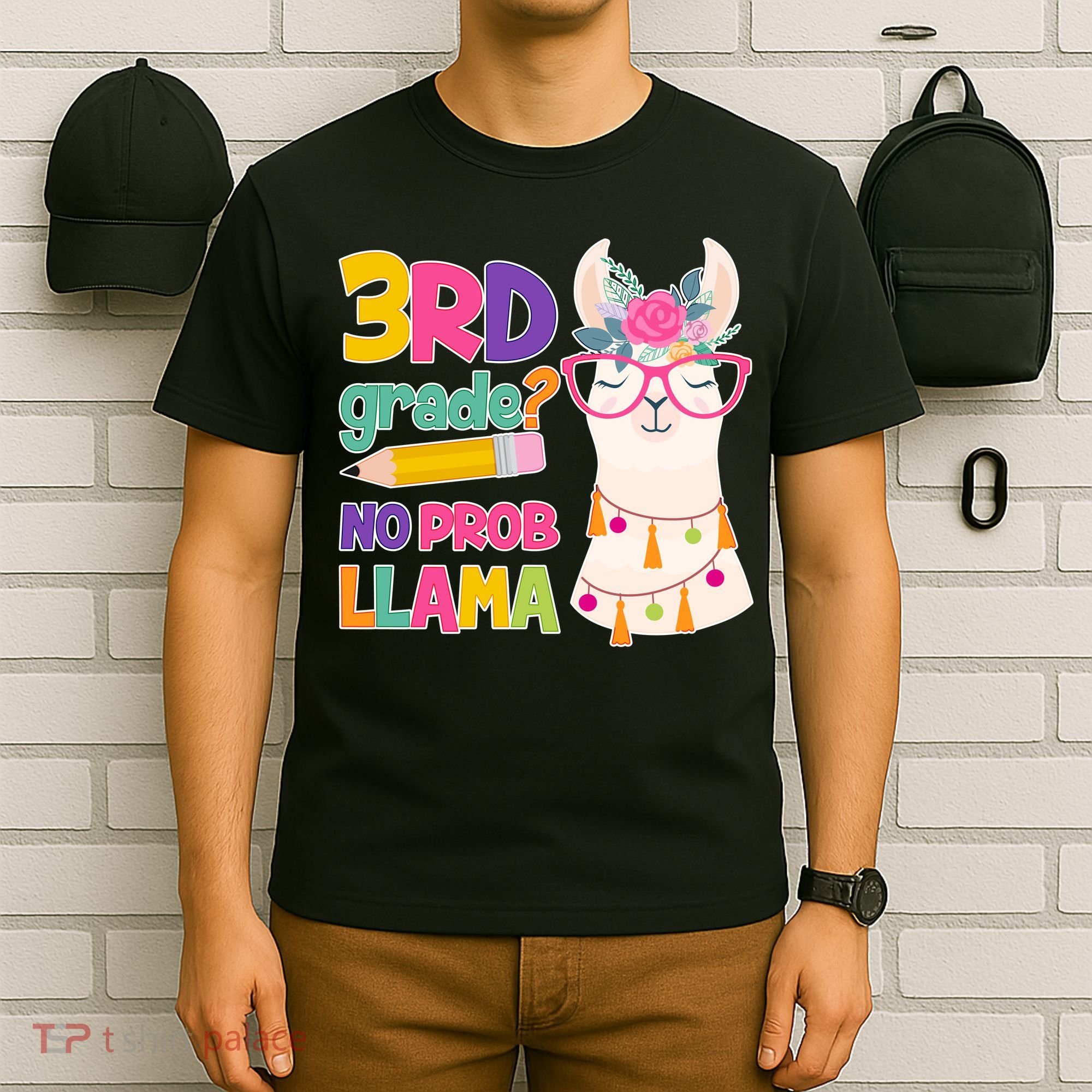 3rd Grade? No Prob Llama T-Shirt