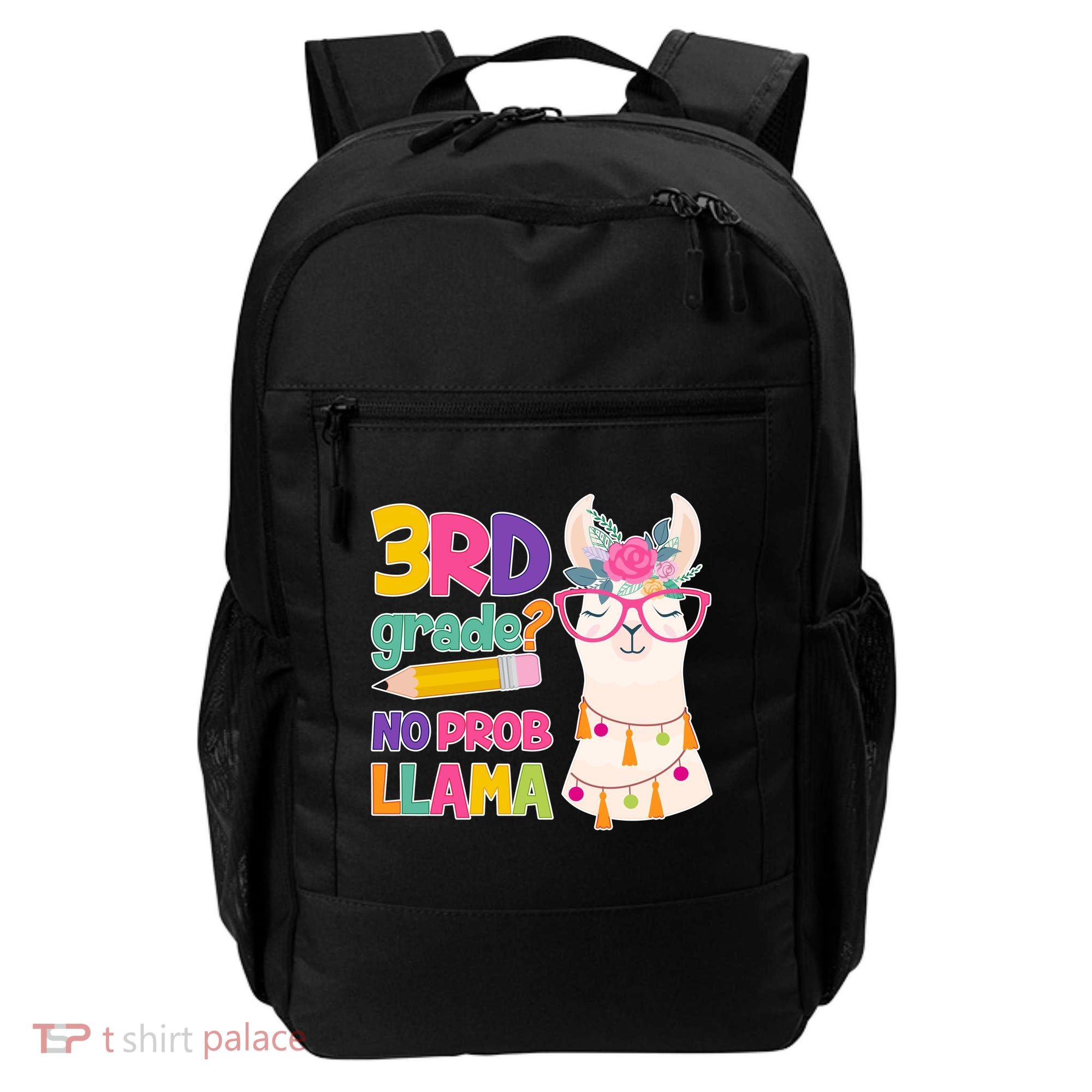 3rd Grade? No Prob Llama Backpack
