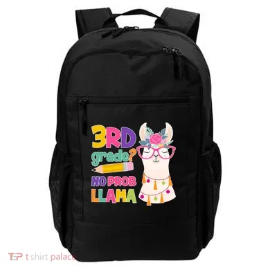 3rd Grade? No Prob Llama Backpack