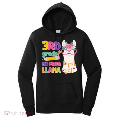 3rd Grade? No Prob Llama Women's Hoodie