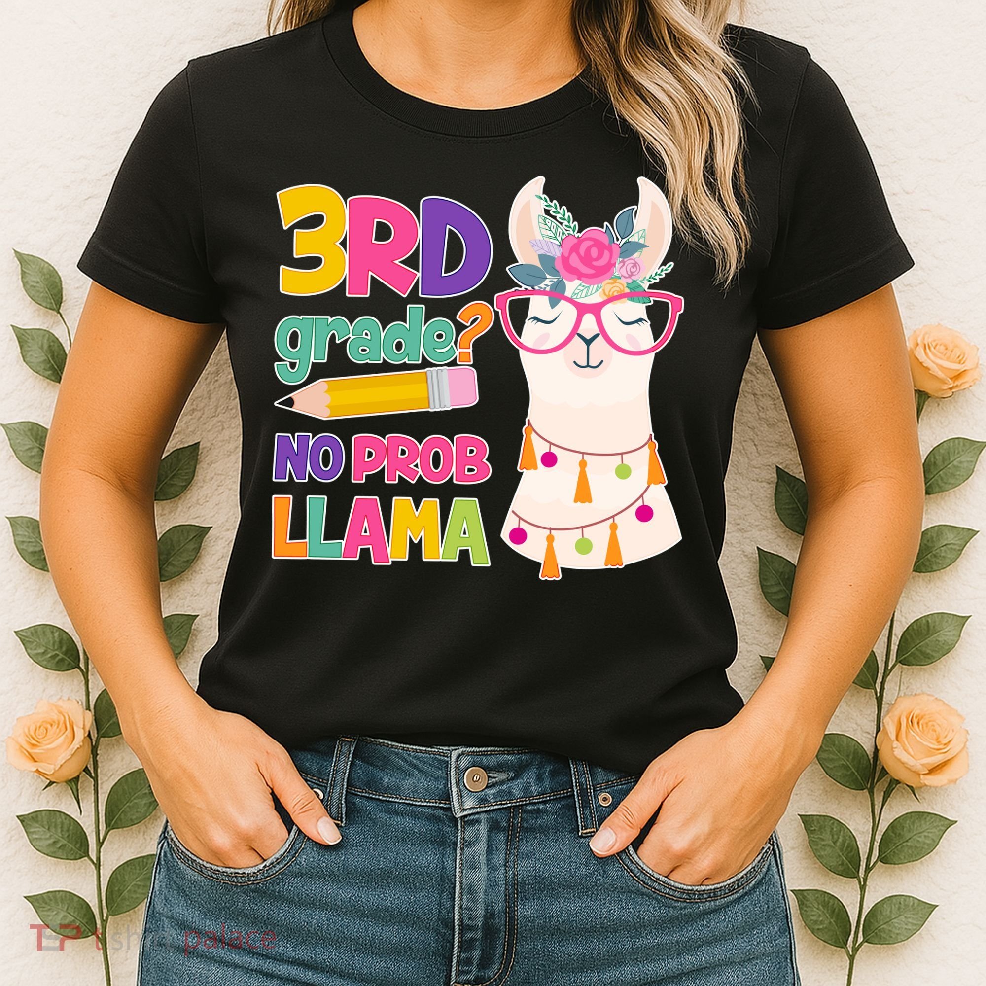 3rd Grade? No Prob Llama Women's T-Shirt