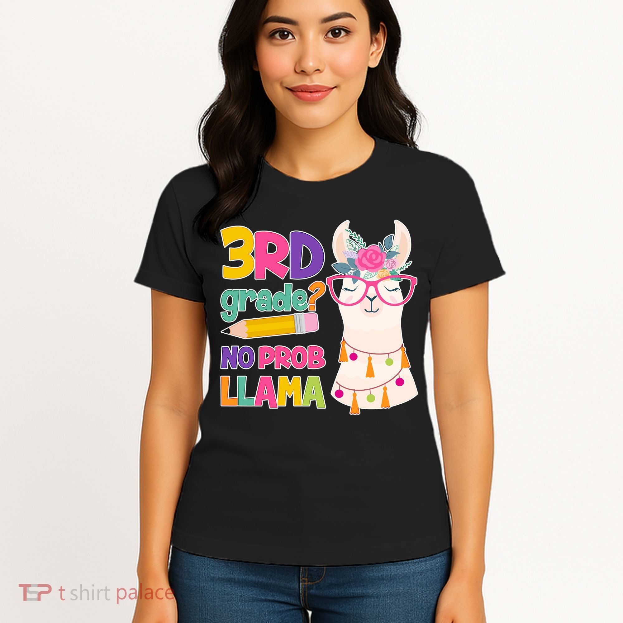 3rd Grade? No Prob Llama Women's T-Shirt