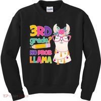 3rd Grade? No Prob Llama Kids Sweatshirt thumb 0