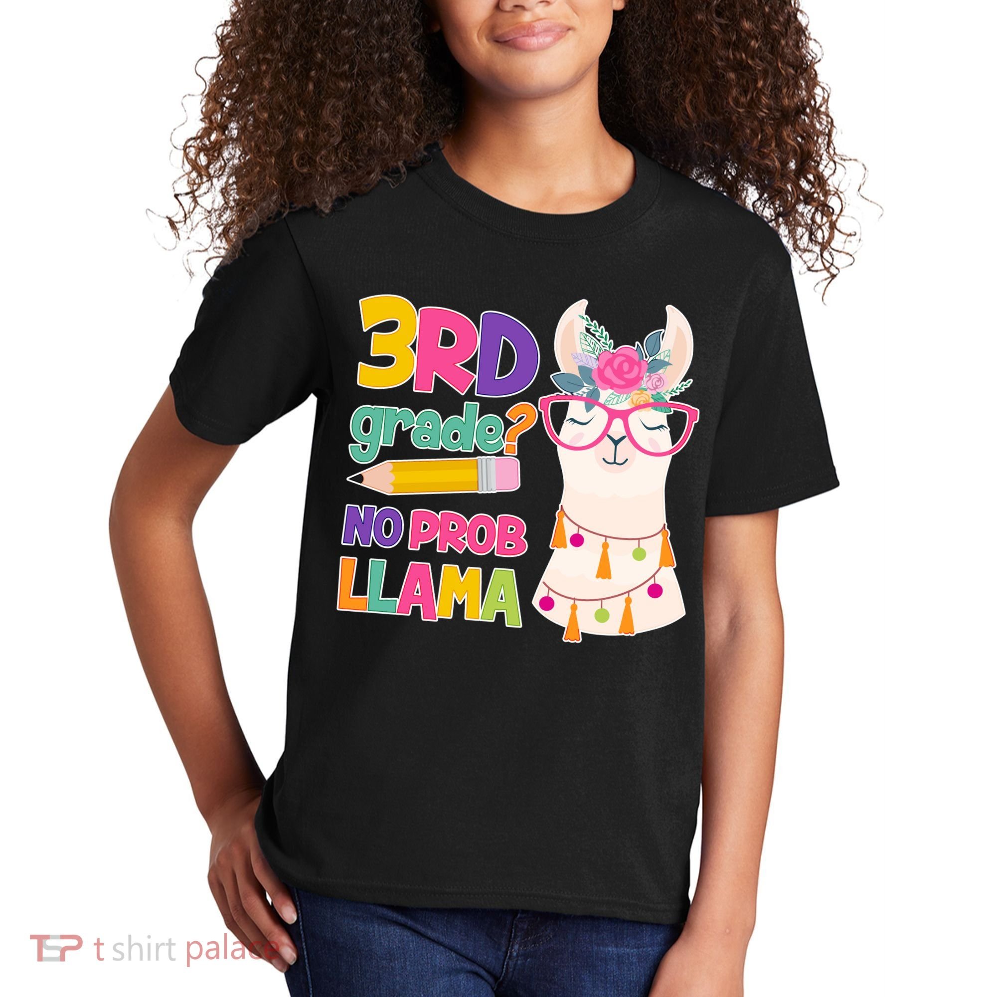 3rd Grade? No Prob Llama Kids T-Shirt