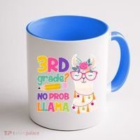 3rd Grade? No Prob Llama Coffee Mug thumb 1