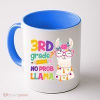 3rd Grade? No Prob Llama Coffee Mug thumb 0