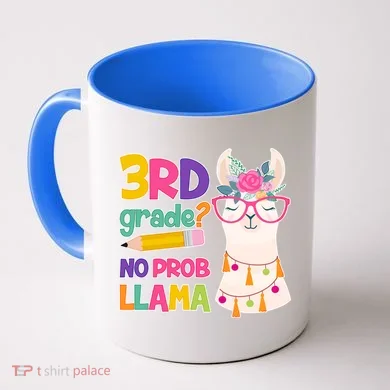 3rd Grade? No Prob Llama Coffee Mug