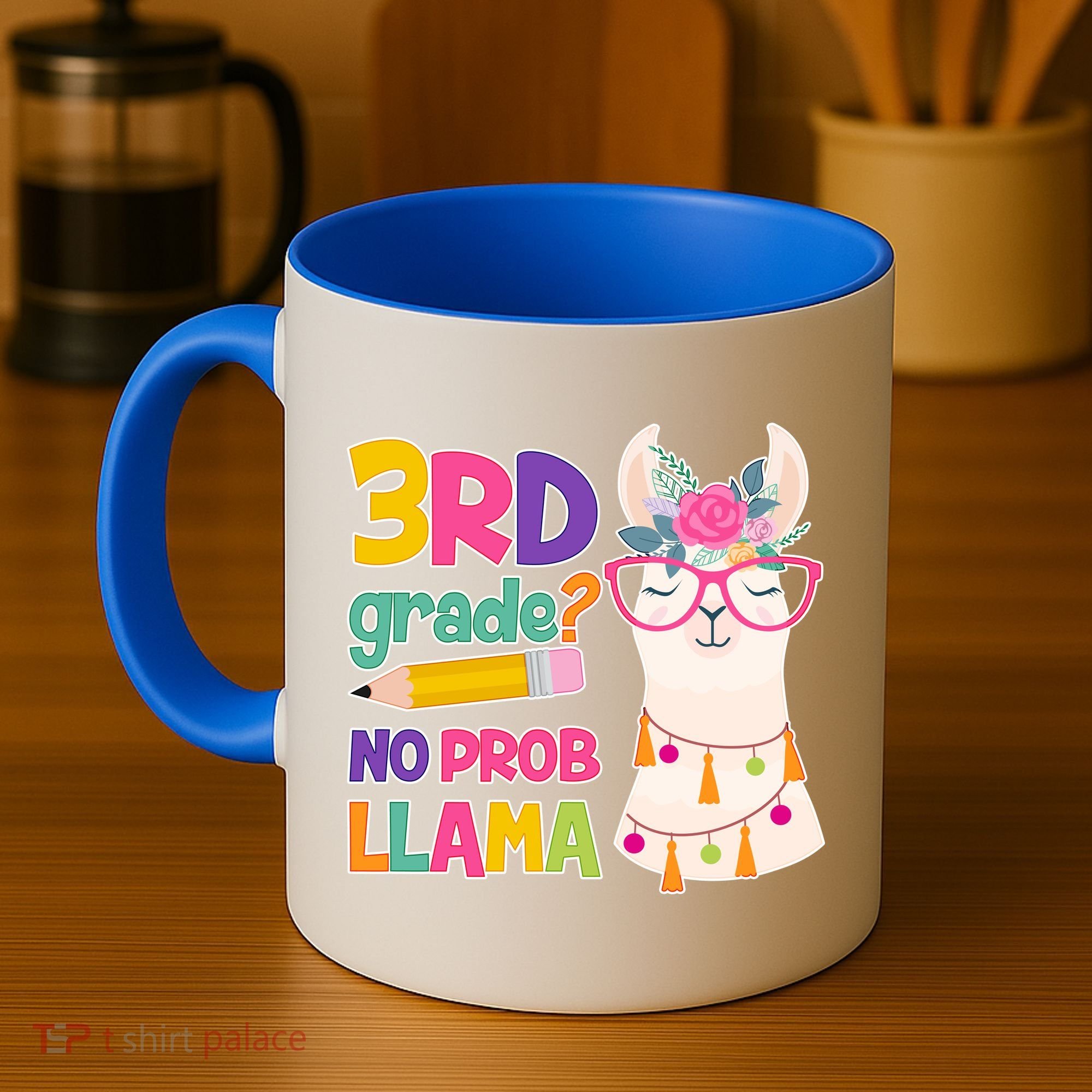 3rd Grade? No Prob Llama Coffee Mug