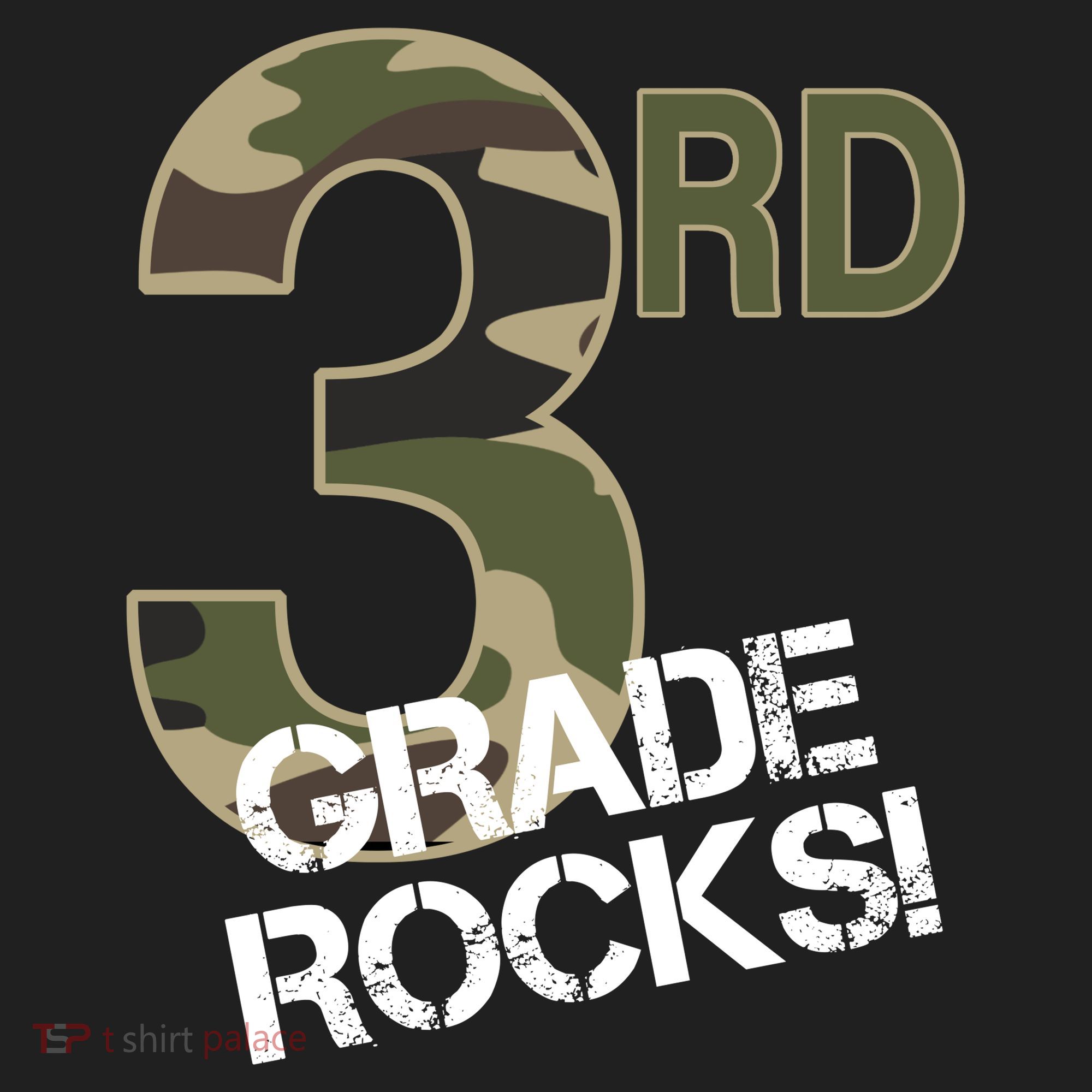 3rd Grade Rocks Camo Women's Sweatshirt