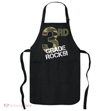3rd Grade Rocks Camo Apron