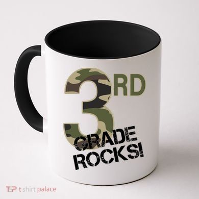 3rd Grade Rocks Camo Coffee Mug