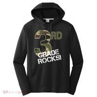3rd Grade Rocks Camo Performance Fleece Hoodie thumb 0
