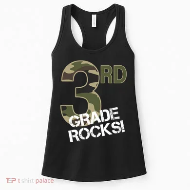 3rd Grade Rocks Camo Women's Tank Top