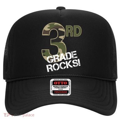 3rd Grade Rocks Camo Hat