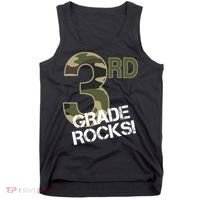 3rd Grade Rocks Camo Tank Top thumb 0