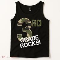 3rd Grade Rocks Camo Tank Top thumb 2