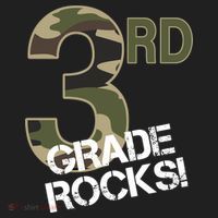 3rd Grade Rocks Camo Golf Towel thumb 3