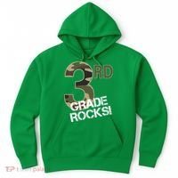 3rd Grade Rocks Camo Hoodie thumb 0