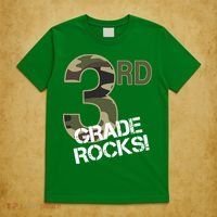 3rd Grade Rocks Camo T-Shirt thumb 5