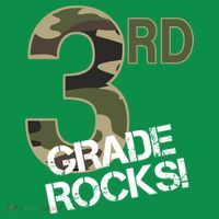 3rd Grade Rocks Camo Kids Long Sleeve Shirt thumb 2