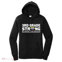 3rd Grade Strong No Matter The Distance Women's Hoodie thumb 0