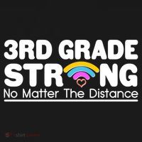 3rd Grade Strong No Matter The Distance Women's Hoodie thumb 2
